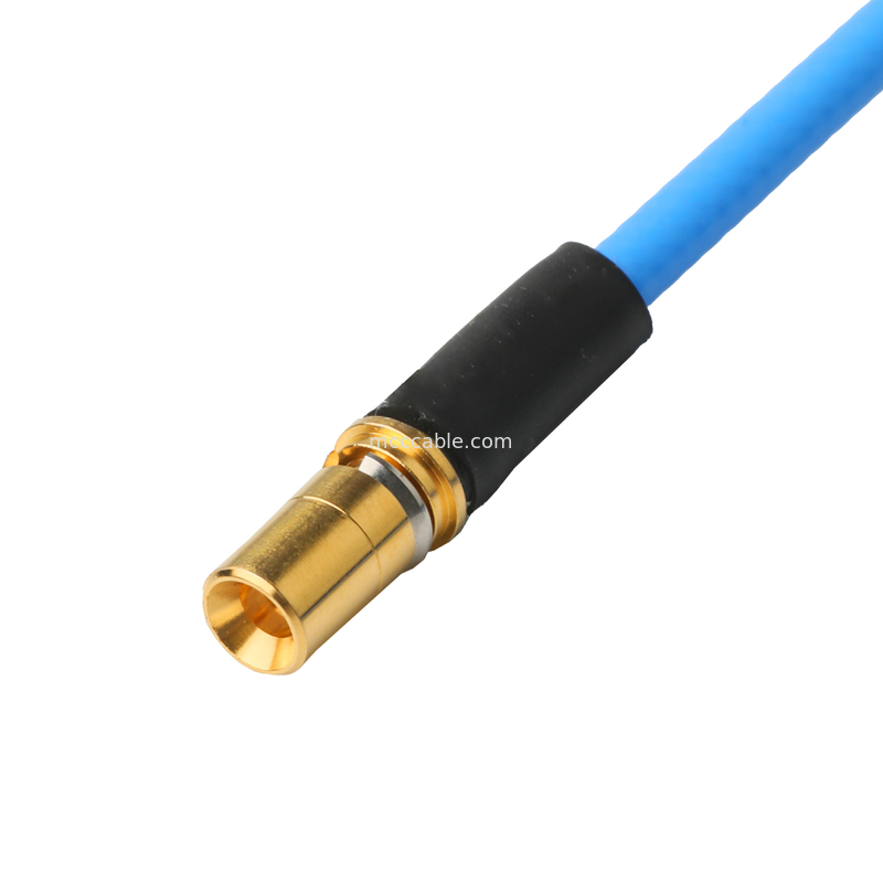 RF-connector Low PIM Coaxial Cable Assemblies Flexible TFT-5G-402 Dubbel afgeschermd met blauwe FEP-jas