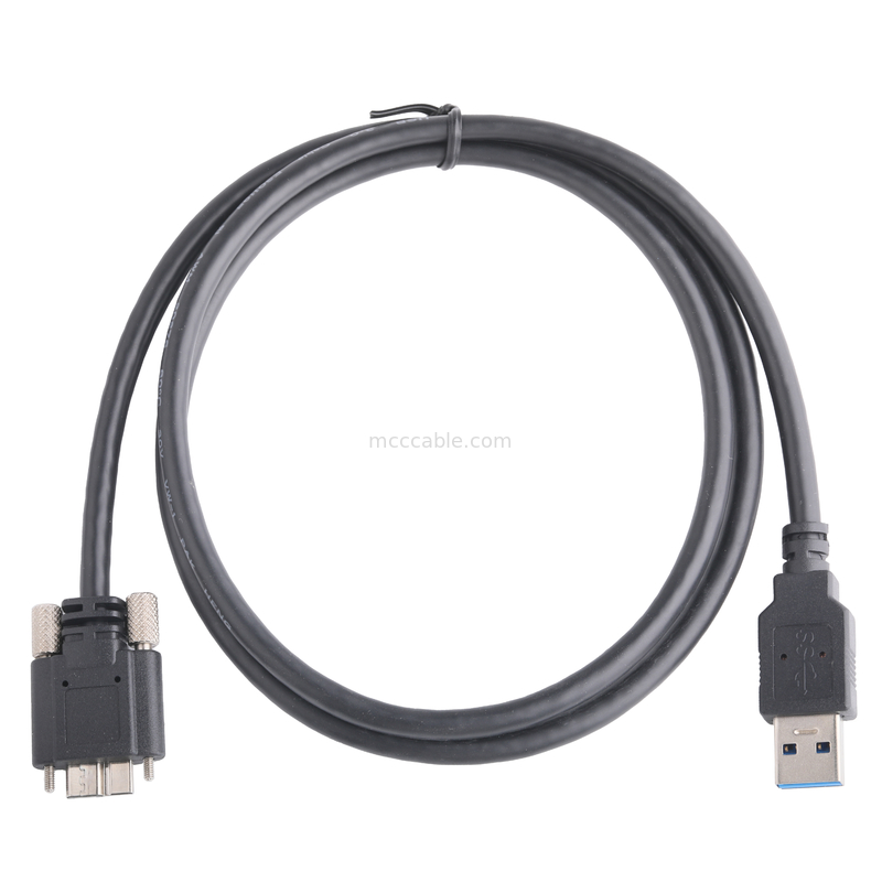 Zwart Kleur 5 Gbps USB 3.0 tot USB Micro B Laadkabel Lengte Aanpassen Rohs