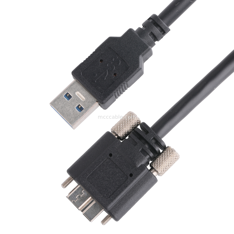 Zwart Kleur 5 Gbps USB 3.0 tot USB Micro B Laadkabel Lengte Aanpassen Rohs
