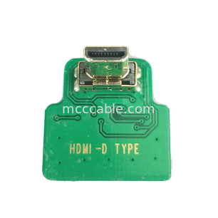 MIPI Connector Adapters ROHS HDMI-D Adapter Micro Elbow Head HDMI-D tot 20454-220-02 20455 20453