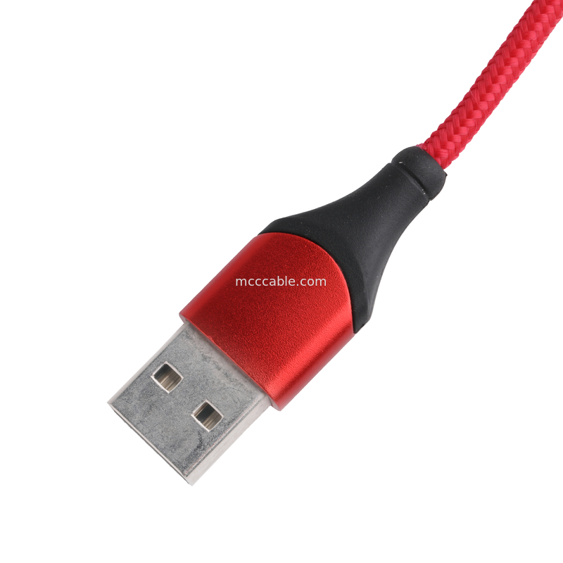 180 graden rotatie USB 3.0 type A tot type C kabel 1.5m Aluminium schelp opladen