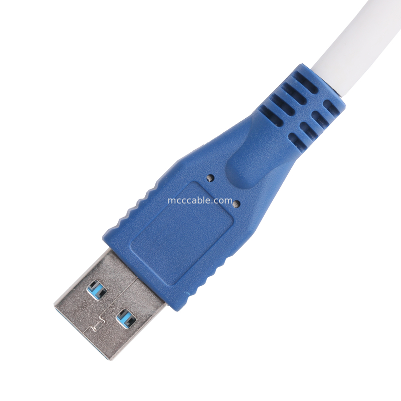 5 Gbps Micro B tot USB 3.0 Kabellengte Aanpassen Blauwe kleur ROHS