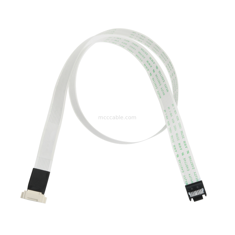 FFC/FPC IS100-L08T-C46-C Zwarte naar HS100-L08N-N62 Zwarte LED-FFC-verlengkabel