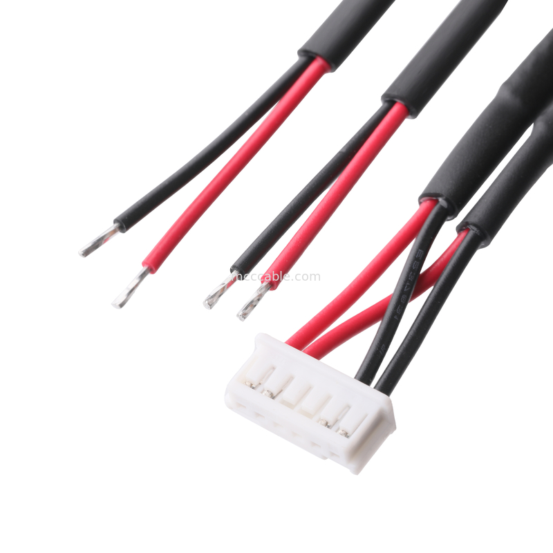 MOLEX 5023510600 PITCH 2.0mm 6P Housing tot tin*4Pcs UL1007 80C 300V 22AWG Kleur Wre Diagram PVC ROHS