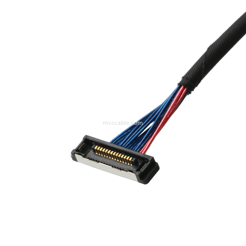Micro-coaxkabel 20380 Connector 20380-R14T-06 0,4 mm Pitch 14p Connector
