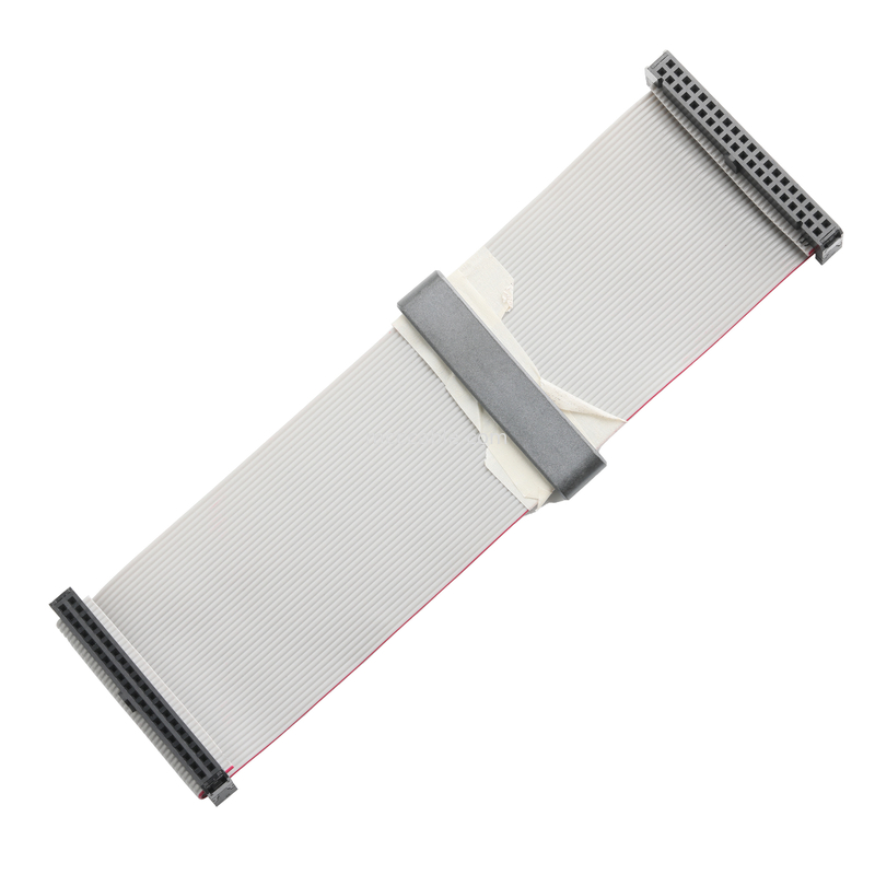 IDC FC-2*20P 40Pin 2.54mm pitch Zwart PBT+G/F UL2651 28AWG Idc Flat Ribbon Cable 1.27mm Pitch OEM/ODM