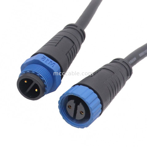 M15 Industrial 2, 3 Pin Circular Connector M15 Solder Type Assembly Connector Waterdicht IP67