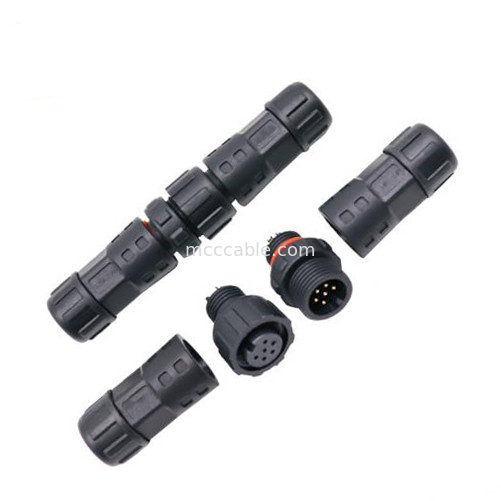 Fabriek Mini M12 8Pin Waterdicht Circulair Connector Cable Plug Industrieel IP67 Beschermingsgraad Waterdicht Man/Vrouw