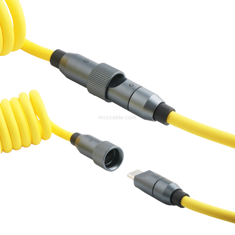 Micro Coaxial USB 4.0 thunderbolt 4 kabel met 240W opladen en bliksemsnelle 40Gbps gegevensoverdracht