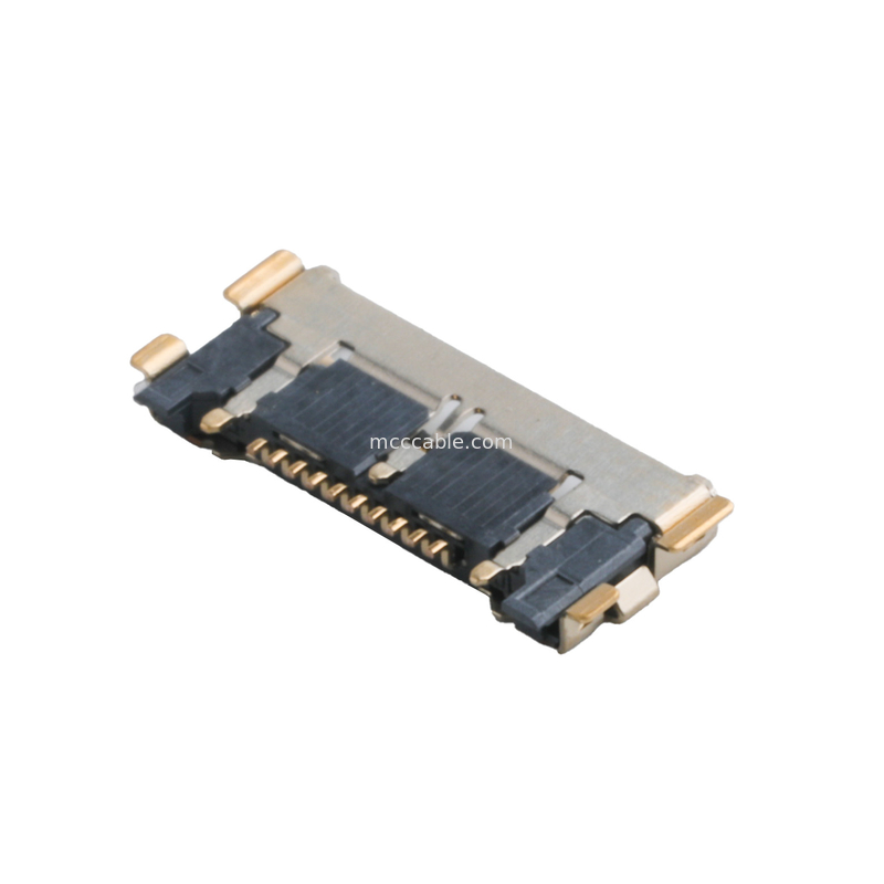 20633 Series 20Gbps/ Lane 20525-210E-02 Micro Coaxial Connector 0.4mm Pitch Plate Eindzitjes