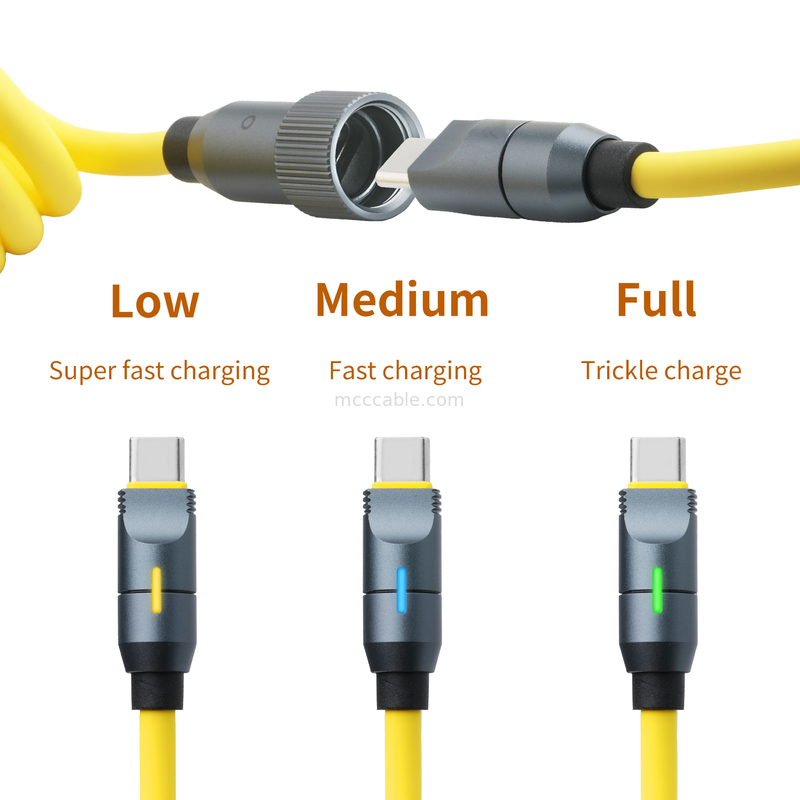 Micro Coaxial USB 4.0 thunderbolt 4 kabel met 240W opladen en bliksemsnelle 40Gbps gegevensoverdracht