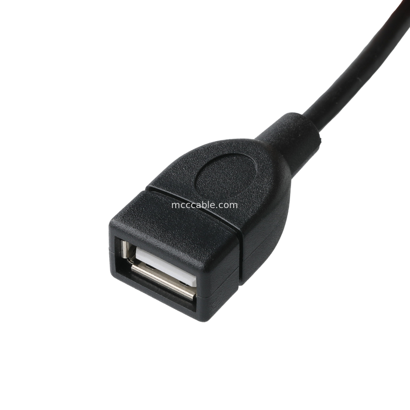 USB-kabelset voor IC7 USB-A 2.0-vat tot Molex 51021-0400 RM 1.25mm 4Pin Externe uitbreidingsadapter