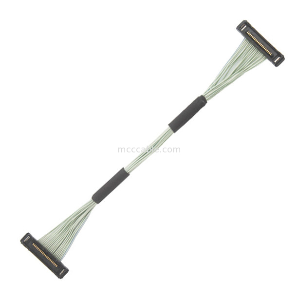 0.4mm Pitch 20380-R20T-06 Micro Coaxial Cable lvds connector kabel 20P 0,4mm pitch