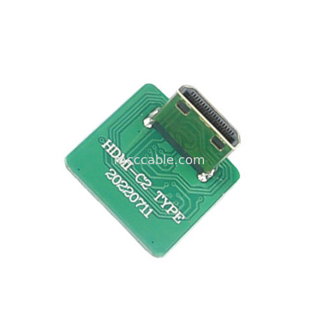 Mini Hdmi Elbow Head Hd Cable Adapter mini Hdmi-C2 naar 20525-020E-02 naar Board Side Connector pitch 0.4mm