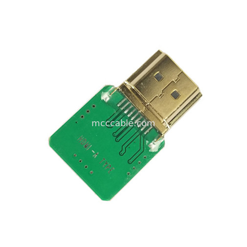 Connector Adapters 20525-020E-02 tot type HDMI Kabel Adapter HDMI Rechte kop HDMI-A pitch 0.4mm