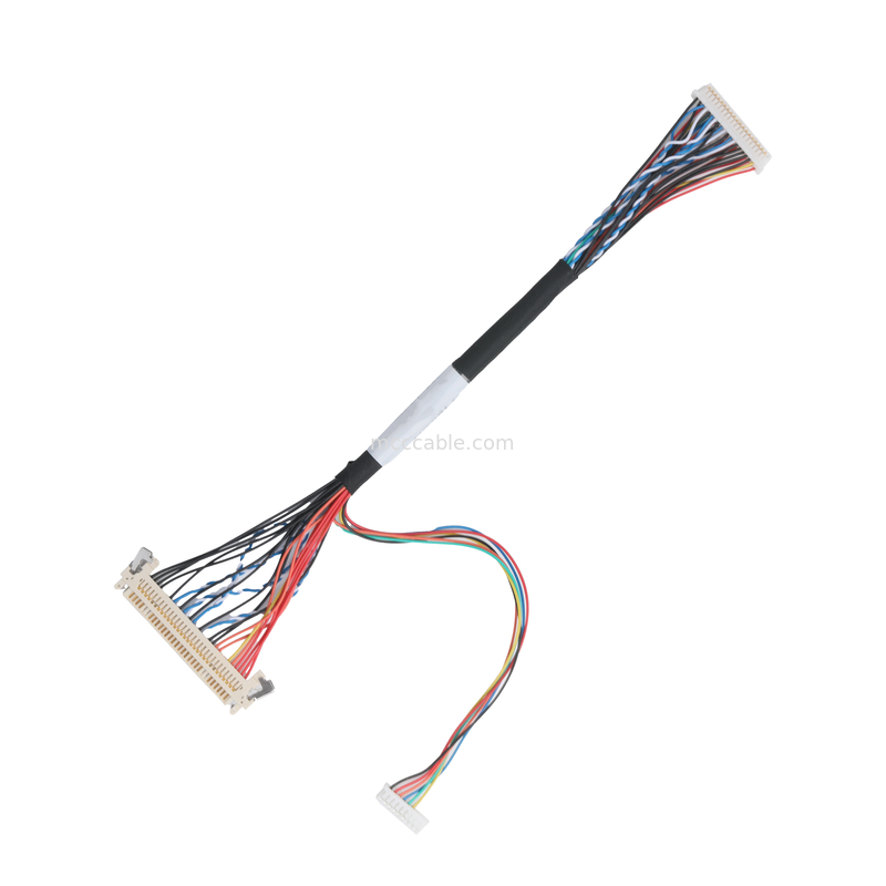 LVDS-kabel FI-X30HL 30P tot DF20A-40P of 9P HSG-kabel coaxialconnector OEM/ODM