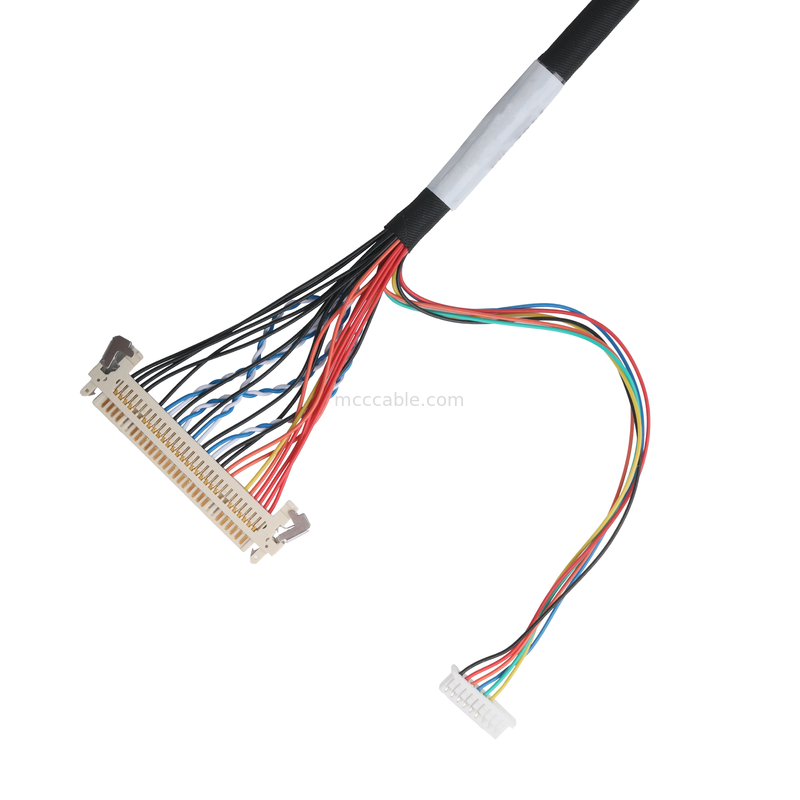 LVDS-kabel FI-X30HL 30P tot DF20A-40P of 9P HSG-kabel coaxialconnector OEM/ODM