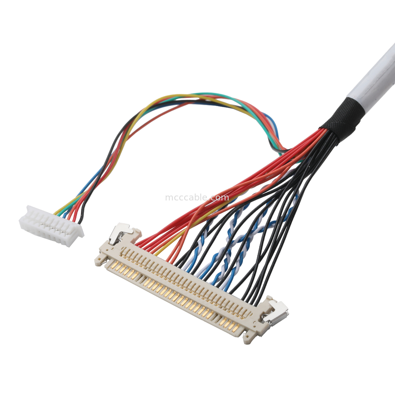 LVDS-kabel FI-X30HL 30P tot DF20A-40P of 9P HSG-kabel coaxialconnector OEM/ODM