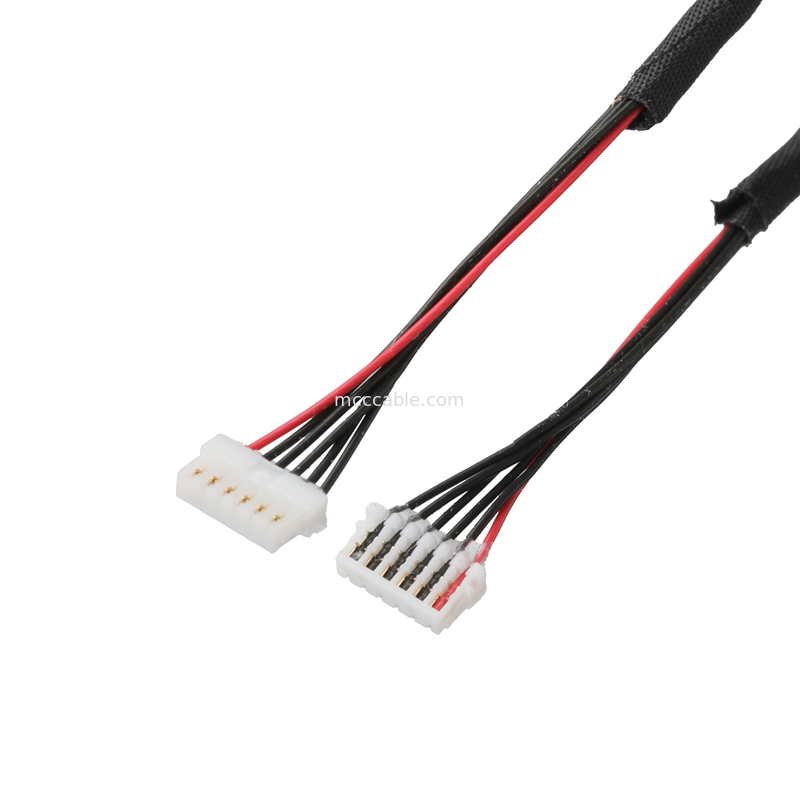 LED-displaykabels JST B6B-PH-K-S-6P tot JST 0.8-6P LVDS-displayconnector