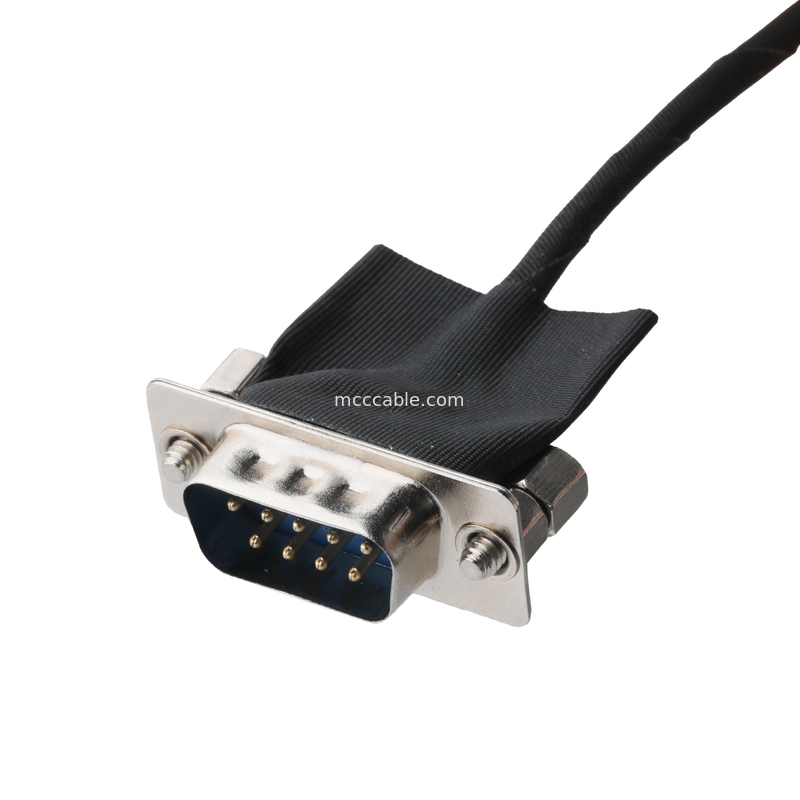 DB-9Pin LVDS Kabelassemblage D-SUB-9P Mannelijke soldeer naar TU1.0 20Pin TU1002HN0-20 Draadverbinding OEM/ODM