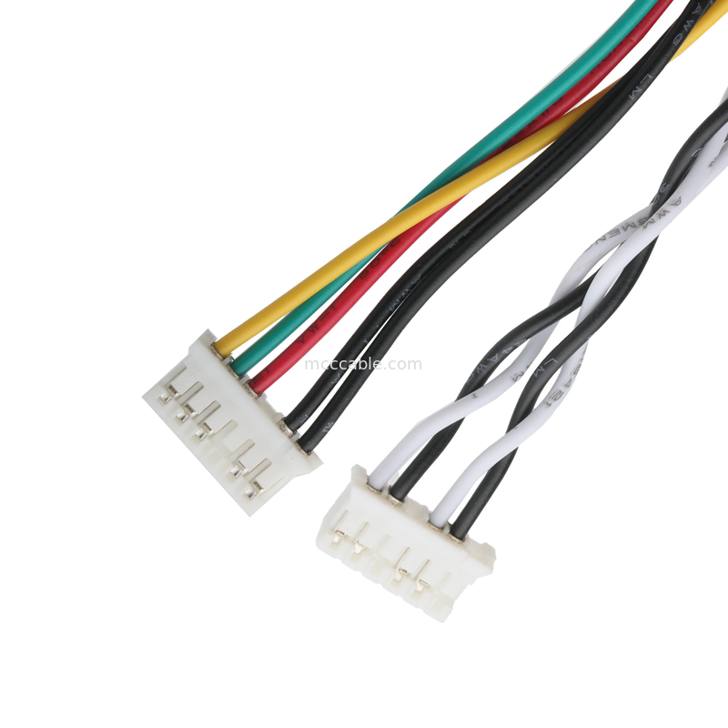 D-SUB-9Pin MALE naar JST PHR-6 en PHR-6 Custom Cable Assembly Connectors D-SUB Harness Cable Assemblies