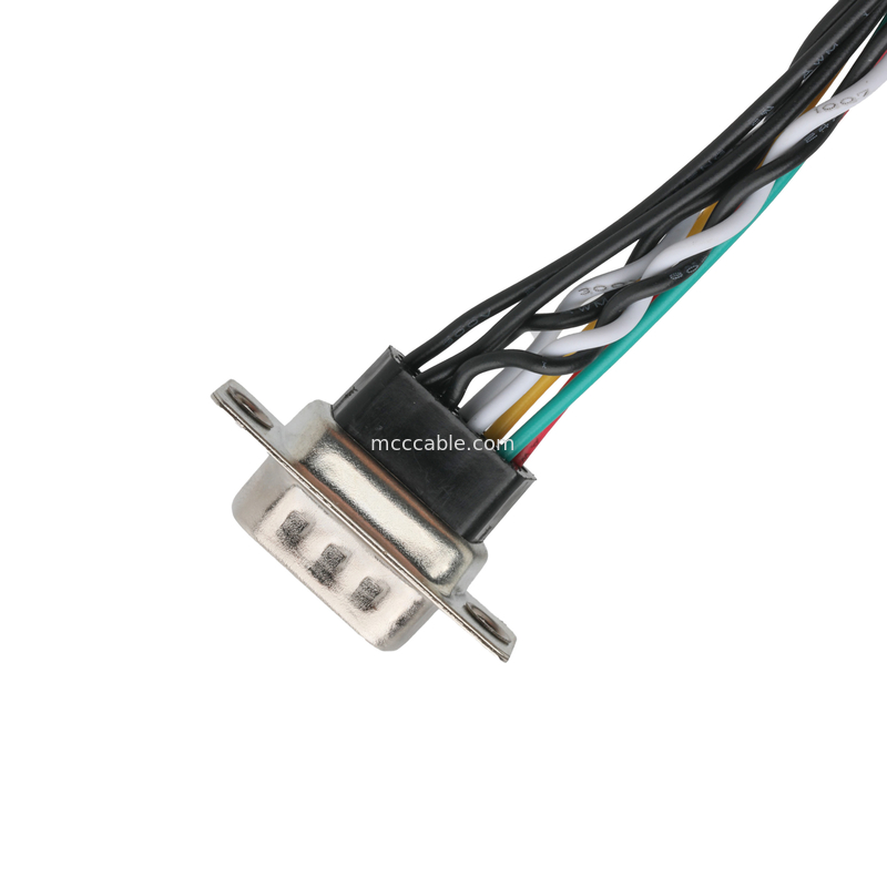 D-SUB-9Pin MALE naar JST PHR-6 en PHR-6 Custom Cable Assembly Connectors D-SUB Harness Cable Assemblies