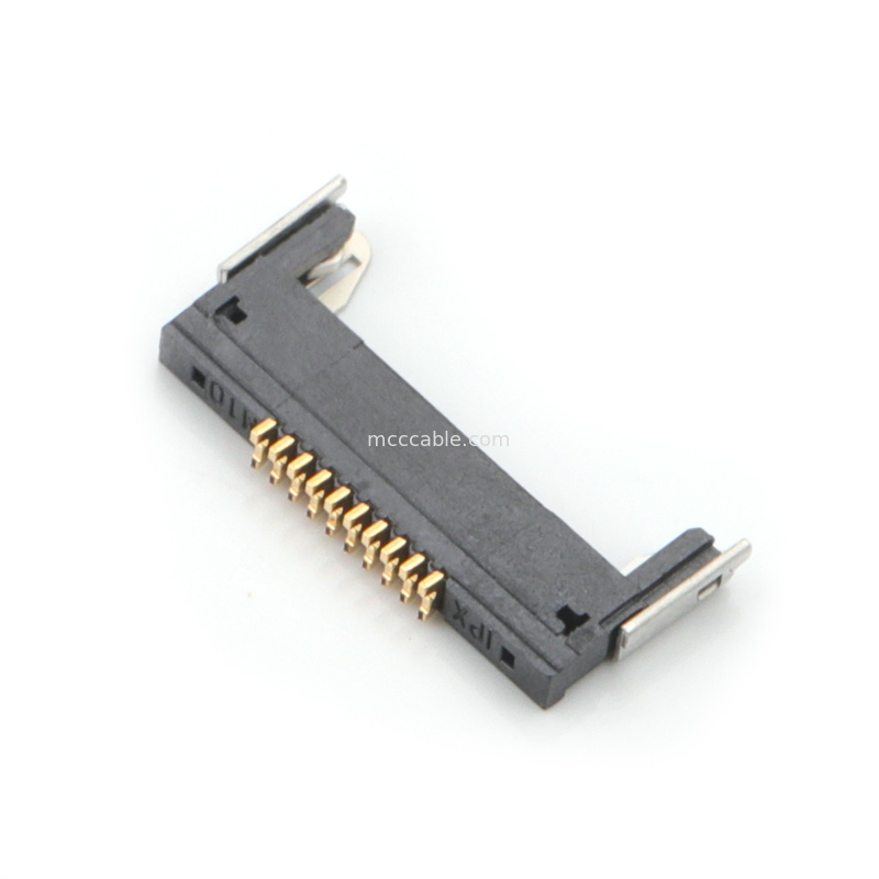 20345-010T-32R 20347-310T-12R 0,5 mm pitch, horizontale paring type micro-coaxiale connector