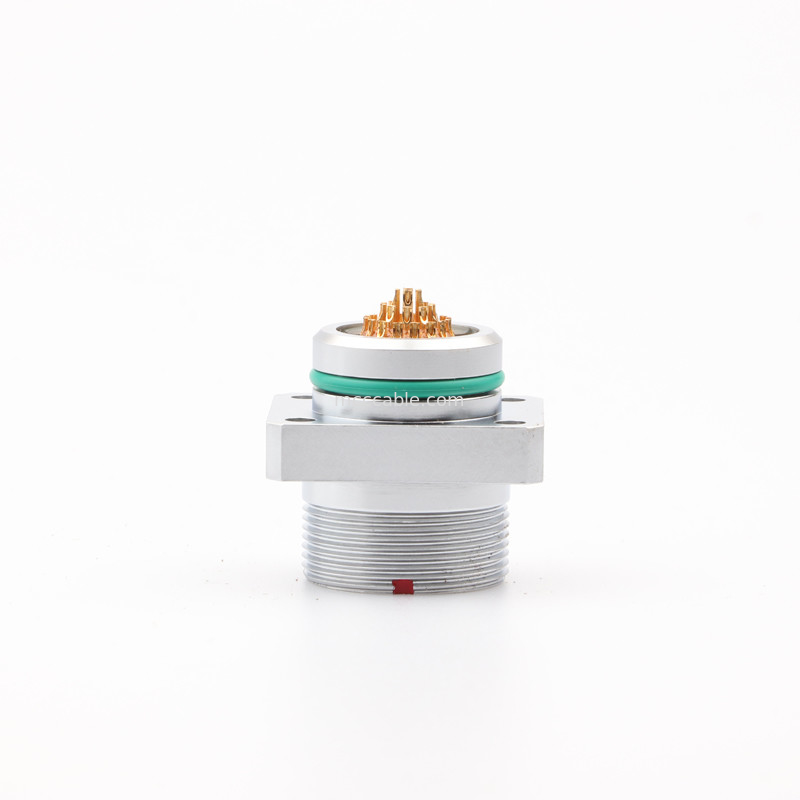 Waterdichte connector B-serie ZX 30Pin Vrouwelijke stopcontact Industrial Grade Medical Aviation Survey Military Special Connector