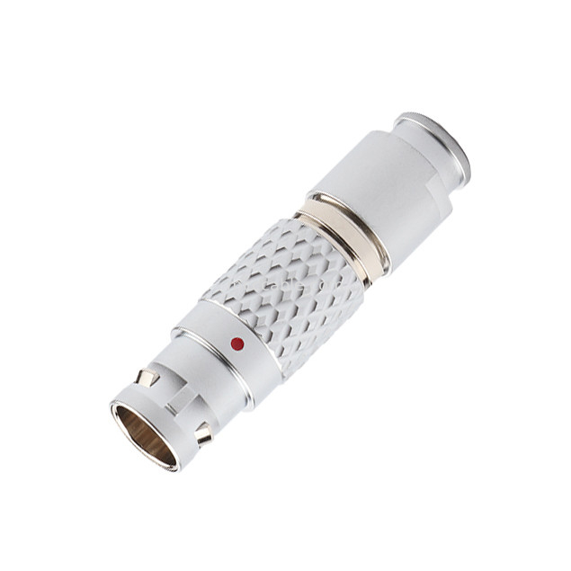Push-pull zelfvergrendelende connector LEB serie FGG.1B 7Pin mannelijke luchtvaartplug industriële cirkelvormige connector