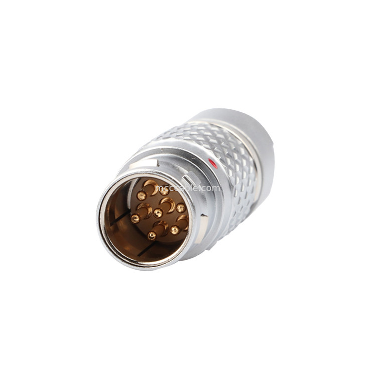 Push-pull zelfvergrendelende connector LEB serie FGG.1B 7Pin mannelijke luchtvaartplug industriële cirkelvormige connector