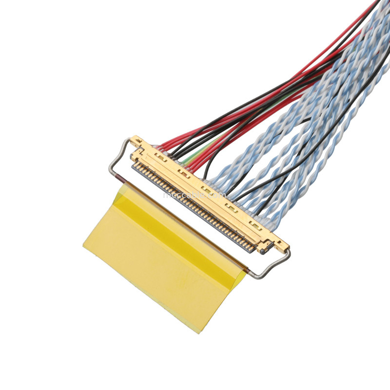 LVDS-kabelassemblage D-SUB Man tot Molex 51021-0400 En 20453-240T-01 Draadverbinding OEM/ODM