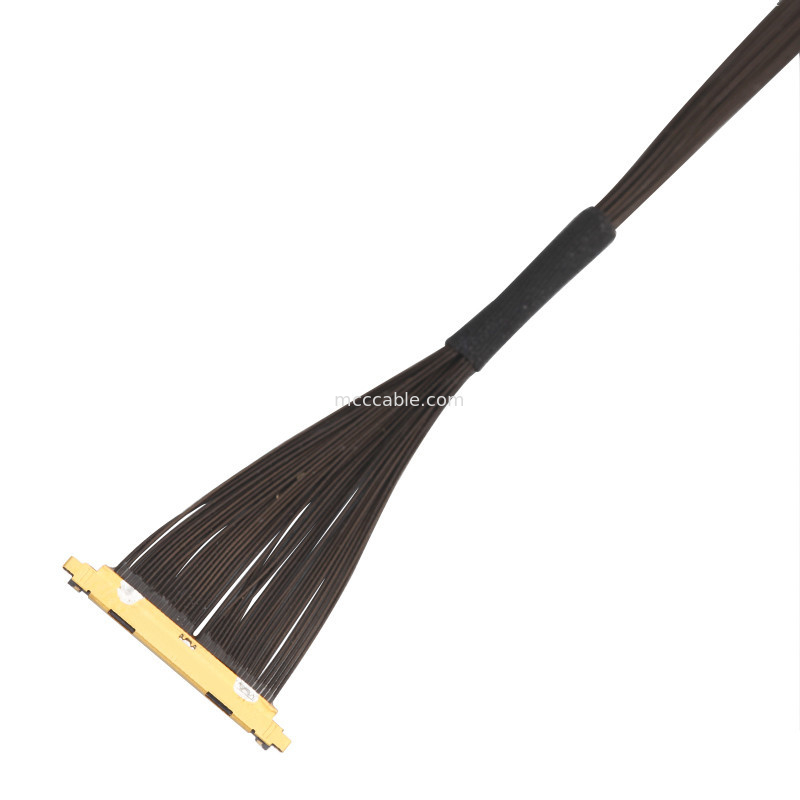 40P UL11130 46AWG Micro Coaxial Cable Assembly 20531-040t-02 IDC Forming OEM/ODM