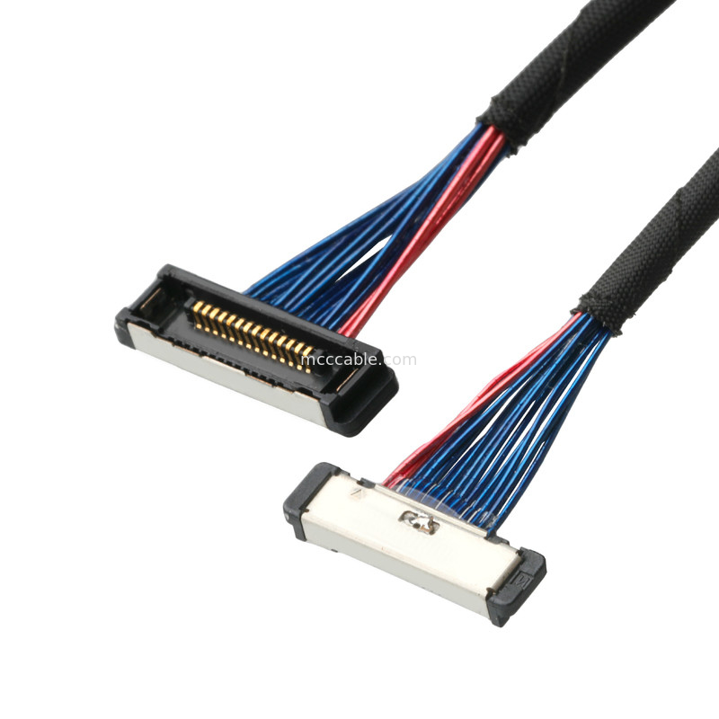 Micro-coaxkabel 20380 Connector 20380-R14T-06 0,4 mm Pitch 14p Connector