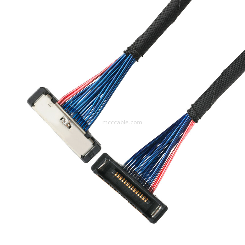 Micro-coaxkabel 20380 Connector 20380-R14T-06 0,4 mm Pitch 14p Connector