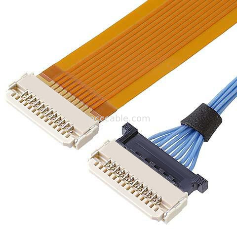 DW5 20597 20598-010T-02 010E-02 Vergaarbak Plug 10-pins onderdelen Micro-coaxiale kabel