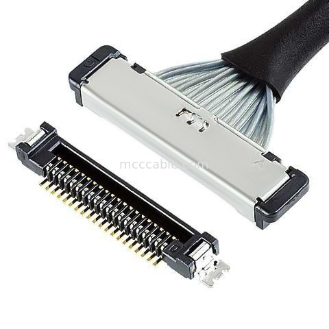 Van de micro- van de de Vergaarbakstop van SS 20380-R20T-06 de coaxiale kabel van de speldschakelaar kabelschakelaar lvds 20
