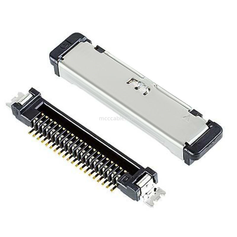 Van de micro- van de de Vergaarbakstop van SS 20380-R20T-06 de coaxiale kabel van de speldschakelaar kabelschakelaar lvds 20
