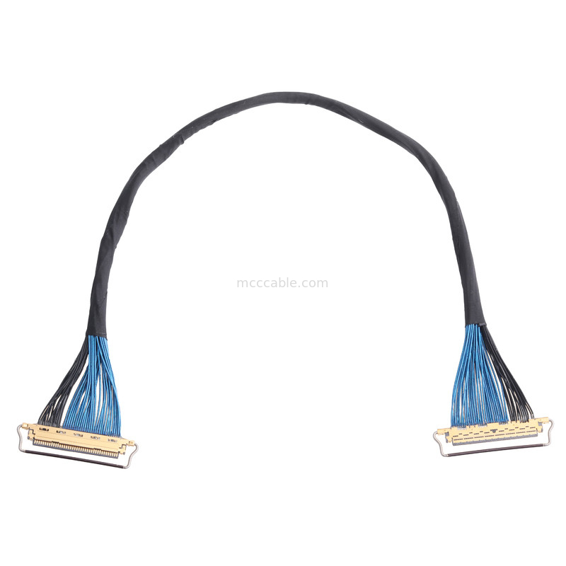 20633-250T-01S 50P 0,4 mm pitch Horizontaal paringstype Micro-coaxiale connector met mechanisch slot