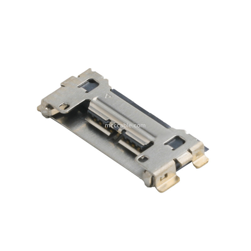 20633 Series 20Gbps/ Lane 20525-210E-02 Micro Coaxial Connector 0.4mm Pitch Plate Eindzitjes