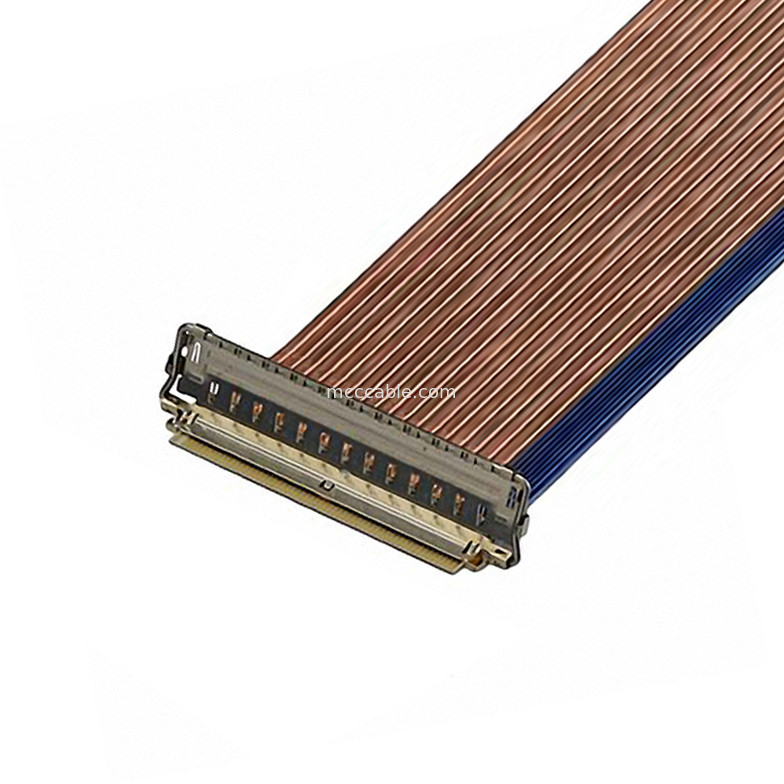 60P EDP Kabel 20790-060E-02 0,4 mm Pitch Horizontale paring type micro-coaxiale connector