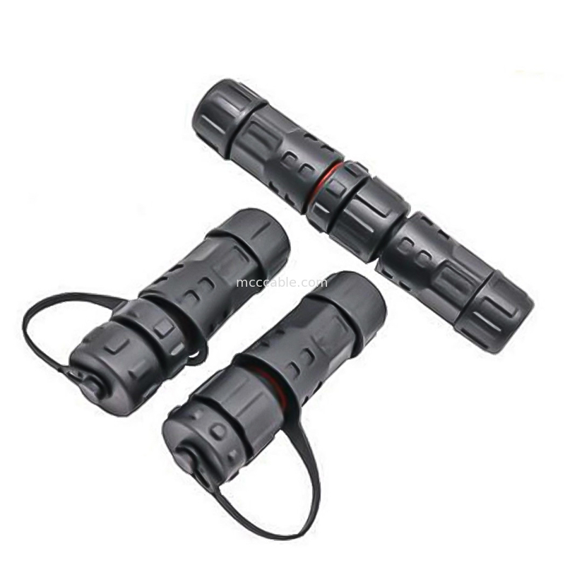 industriële kwaliteit waterdicht 8 pin cirkelvormige connector M12 Vrouwelijke gegoten kabel lvds display connector