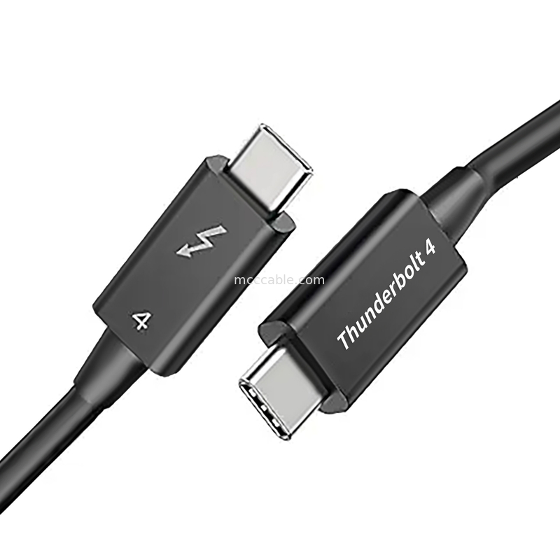 Thunderbolt 4 40 Gbps snelheden, ondersteunt dubbele 4K- of enkelvoudige 8K-displays
