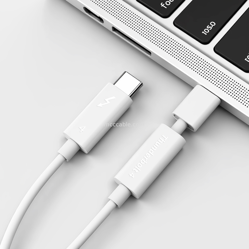 Thunderbolt 4 40 Gbps snelheden, ondersteunt dubbele 4K- of enkelvoudige 8K-displays