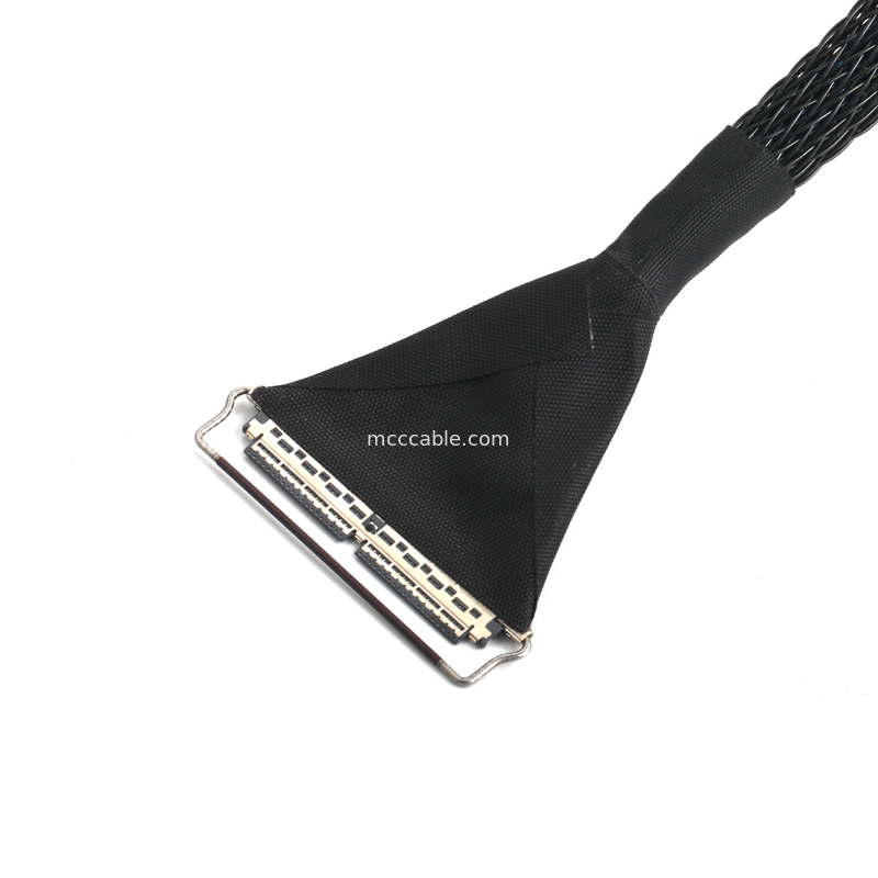 40-pins micro-coaxkabel, 0,4 mm pitch, dubbel afgeschermd voor EDP/LVDS