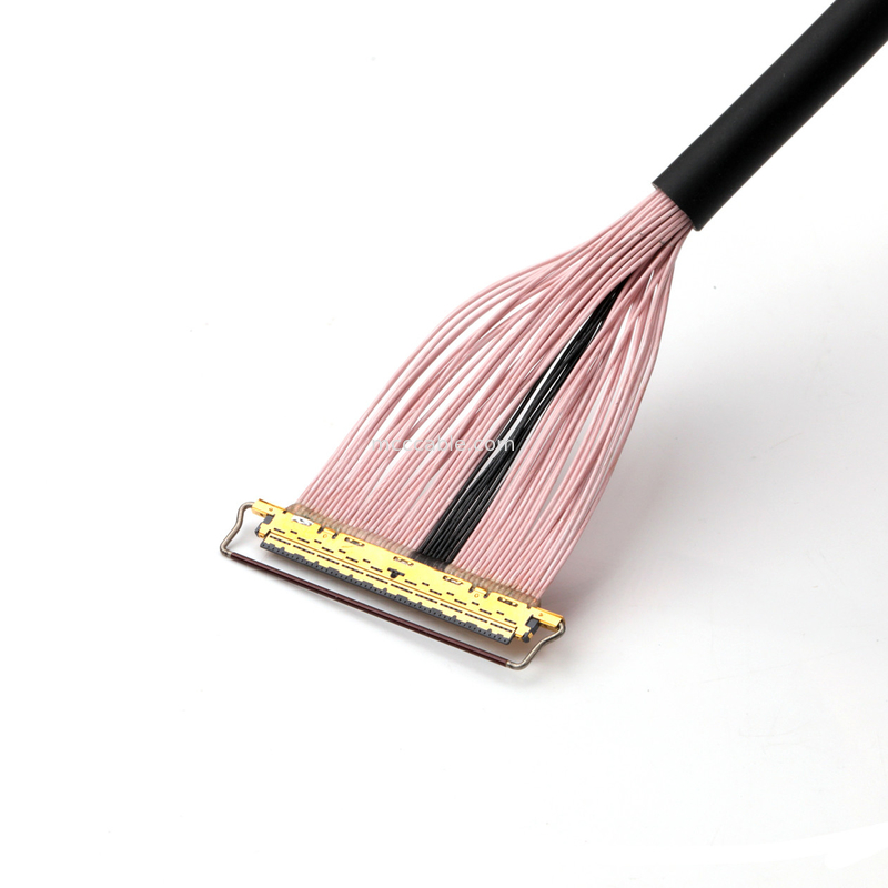 50 pin micro-coaxiale kabel, 0,4 mm pitch, afgeschermd, voor hoge snelheid data-overdracht