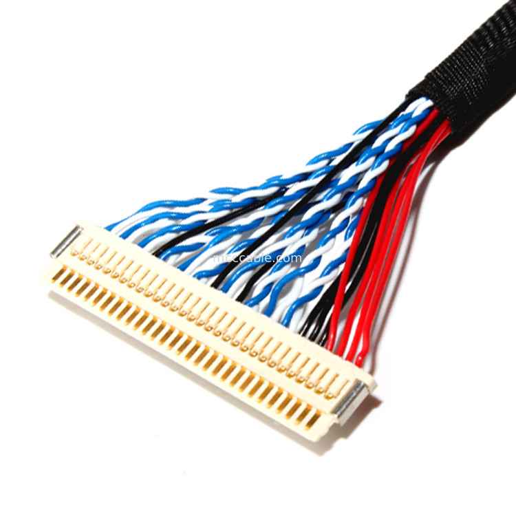 FI X30H Lvds 30 Speld 30 32 36 de vertoningsschakelaar van AWG JAE Connector For Lcd Panel lvds
