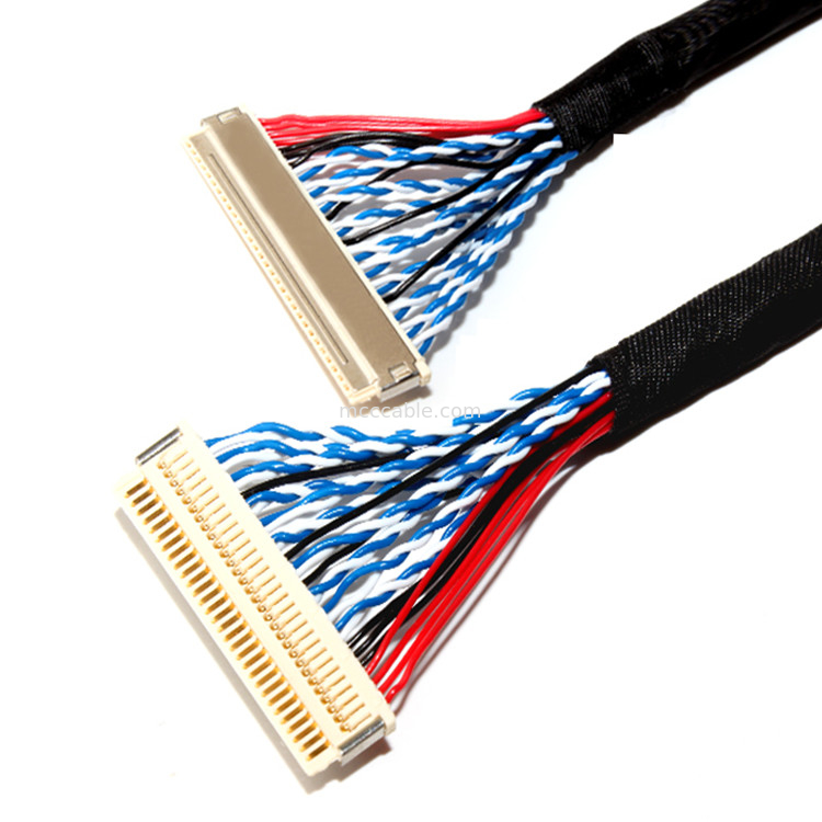 FI X30H Lvds 30 Speld 30 32 36 de vertoningsschakelaar van AWG JAE Connector For Lcd Panel lvds