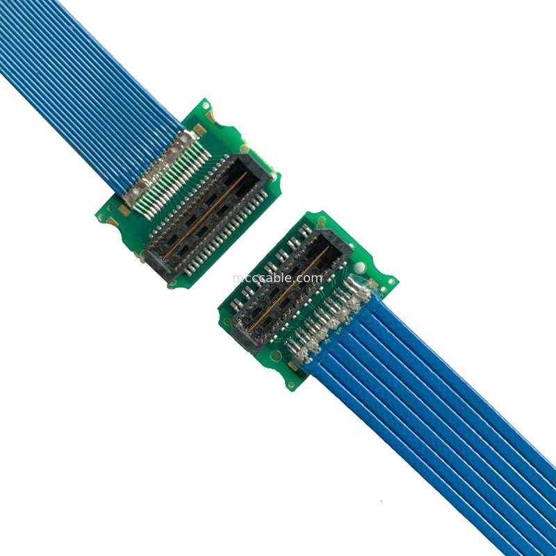Douane 0.50mm QSH 030 01 F-D Samtec de vertoningsschakelaar van de Hoge snelheidskabel lvds