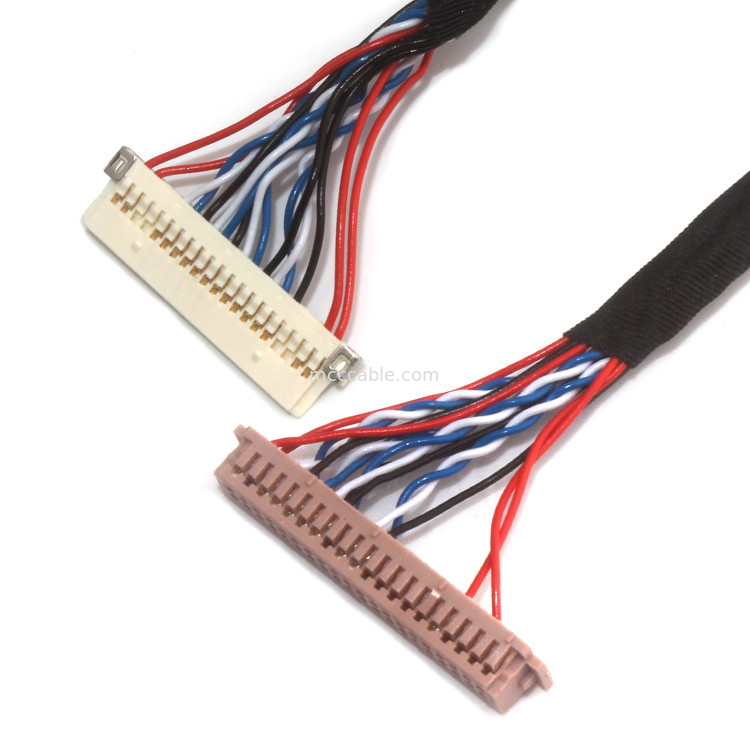 UL de micro overhaalt Kabelassemblage, JAE-Kabel 30 Pin Fi X30 van URENlvds aan Df13 30ds 1.25c