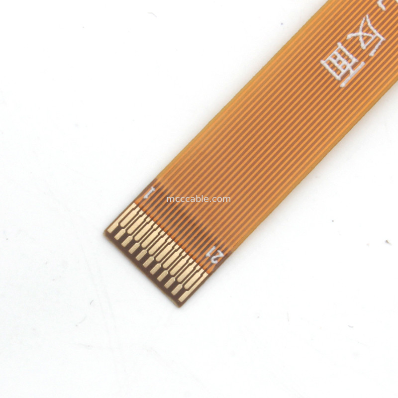 21 speldffc FPC Kabel, Flexibele Vlakke Kabel 0.3mm van FPC de schakelaar van de Hoogte lvds vertoning